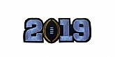 College Football White 2019 Finals Patch,baseball caps,new era cap wholesale,wholesale hats